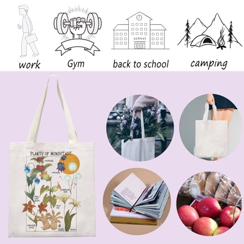 Bolsa tote de lona con diseño de anime miniatura 5