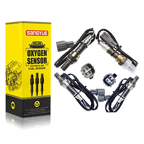 4 sensores de oxígeno para Toyota RAV4 2.0L 2001-2003 miniatura 1