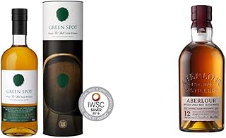 Green Spot Single Pot Still Irish Whisky with Gift Box 70cl Aberlour 12 Year Old Single Malt Scotch Whisky with Giftbox 70cl