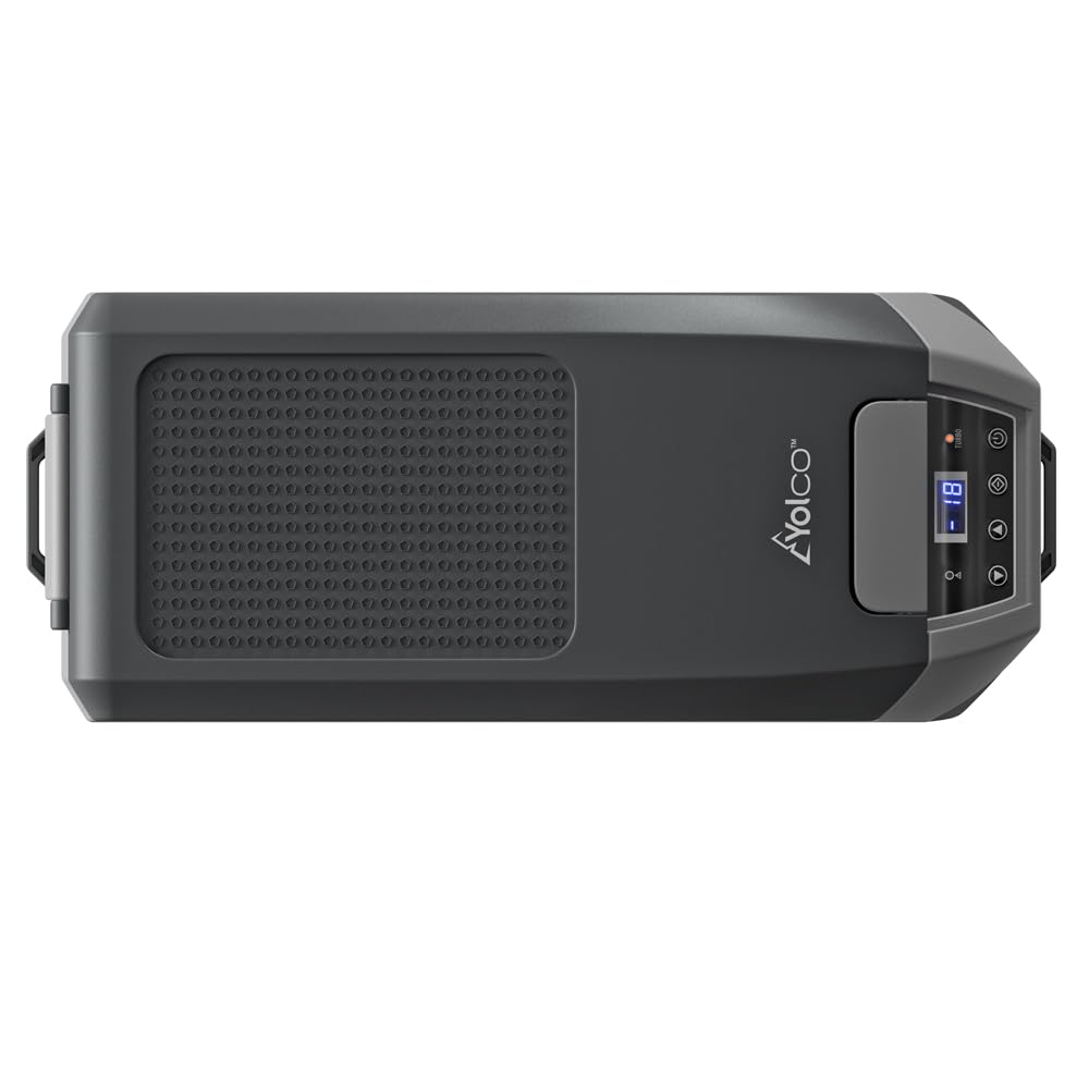 Yolco ARC18 lodówka podróżna z kompresorem, 16 l, 12 V, 24 V, 230 V, elektryczna, przenośna, kempingowa, mini zamrażarka, od -18°C do +10°C, cicha lodówka chłodząca z funkcją turbo, do samochodu