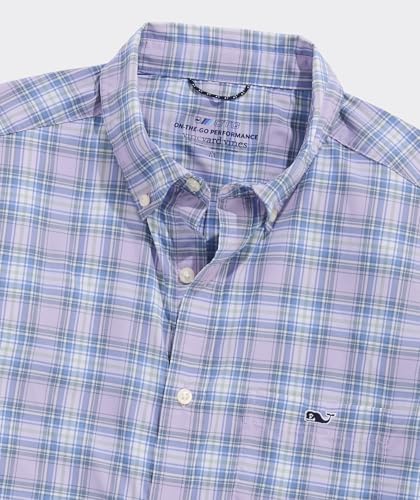 vineyard vines Men's Binnacle Plaid Featherweight Performance Shirt2