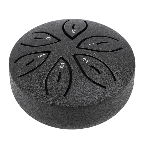 Miniatura Steel Tongue Drum 3 Pulgadas 6 Notas Negro miniatura 2
