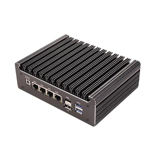 Small Form PC Office Home Business/Desktop Computer 8145U Procesor BEZ RAM BEZ PCIE3.0x4 SSD, bez wentylatora mini PC z Quad 2.5G LAN, obsługa potrójnego wyświetlacza 4K / HDMI+DP+Type-C/2 SATA3.0