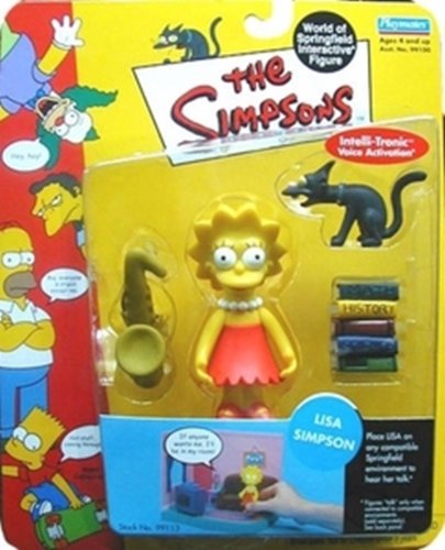 The Simpsons Wave 1 Action Figure Lisa Simpson Hard to Find!