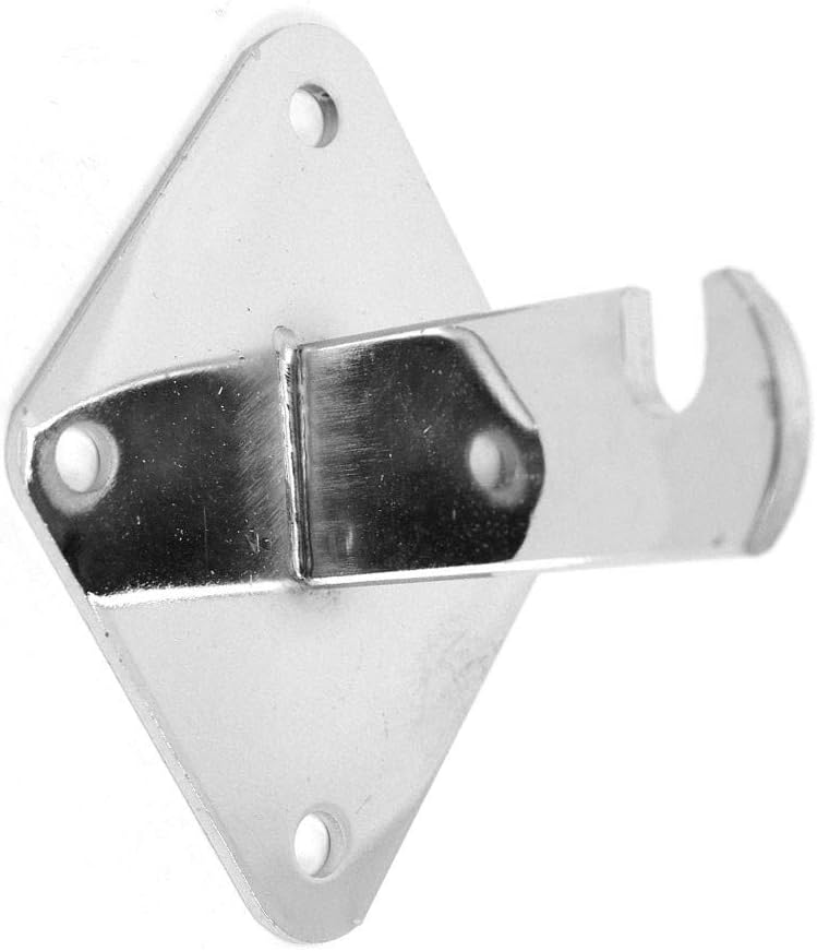 GRIDWALL/Grid Wall MESH Chrome Shop Display Panel - Accessory: Wall Bracket (1)