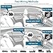 DoHonest Baby Car Camera 7-Inch: USB Plug and Play Easy Setup 360 Degree Rotating Backseat Camera Two Kids HD 1080P Rear Facing Car Seat Cameras Clear Night Vision -V9