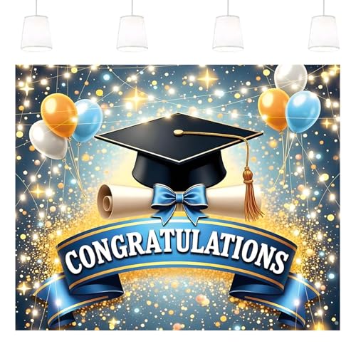 Banner decorazione laurea sfondo fotografia festa cerimonia banner studio