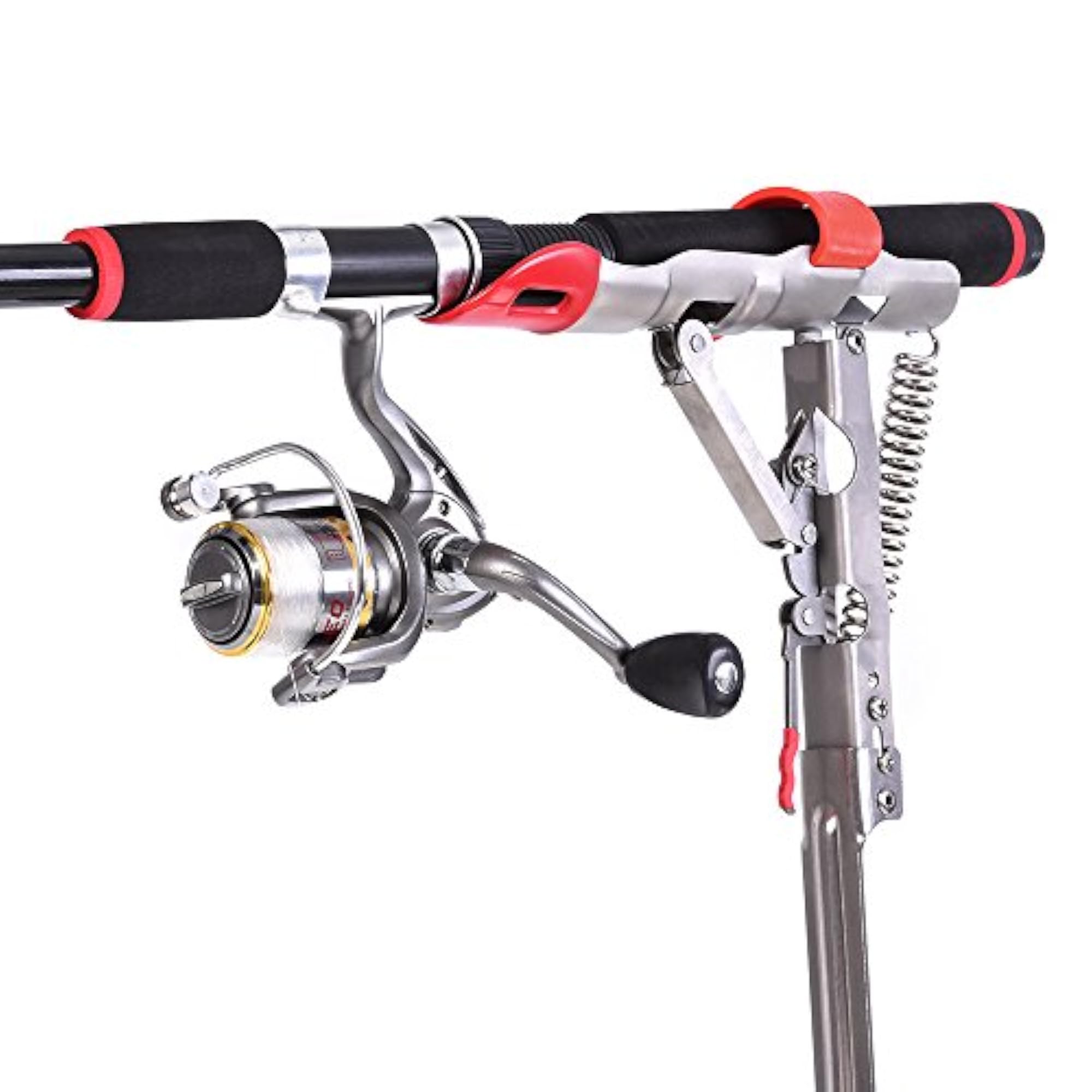2PCS Automatic Spring Fishing Rod Holder, Folding Bracket