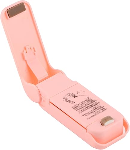 Mini sellador al vacío manual portátil, máquina de sellado de bocadillos de alimentos frescos, mantiene su comida fresca durante más tiempo,