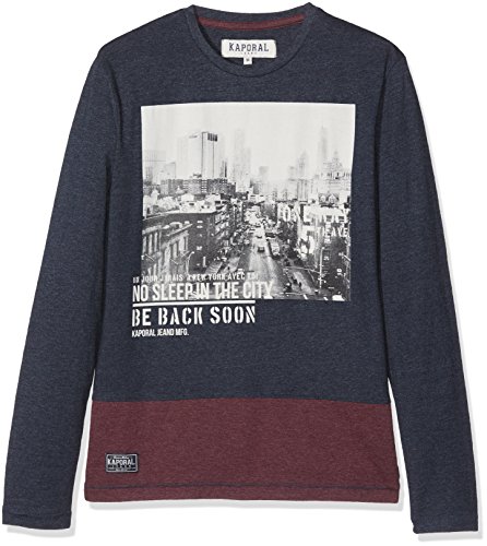 Kaporal Nusty, Chemise Garçon, Bleu (Navy Melanged), 10 Ans (Taille Fabricant: 10A)