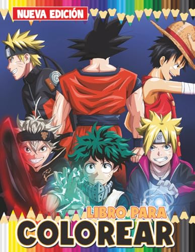 LIBRO PARA COLOREAR ANIME