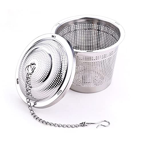 304 Stainless Steel Spice Tea S Hop Steeper Herb Ball Dry Hopping Filter 100mm 70mm