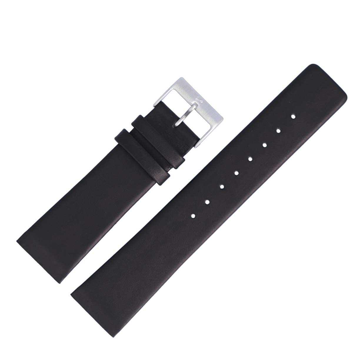 Skagen Cinturino Per Orologio 22mm Pelle Nero Pelle Liscia Xl - 233xxlb / 233xxl