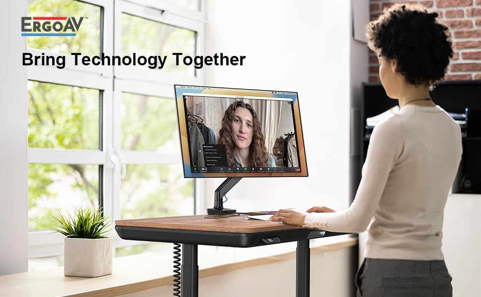 Miniatura 2 de Soporte de escritorio de movimiento para monitor individual de hasta 34  y 22 libras
