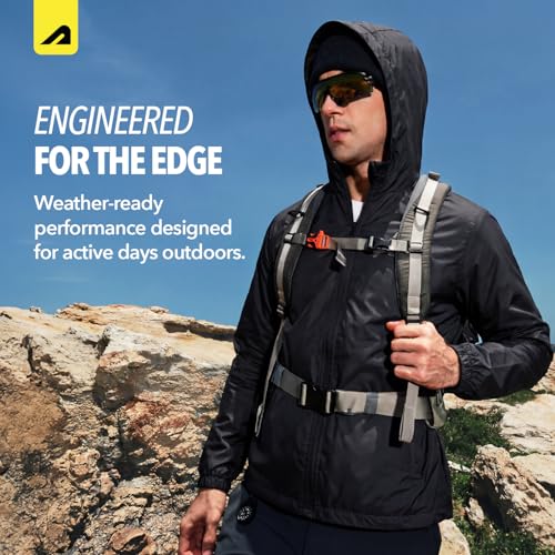 Image of Boldfit Men's Polyester Standard Length Windcheater Jacket, Lightweight & Wind-Resistant with Reflective Bike Jacket, Relaxed Fit-Stylish Windbreaker for Outdoor & Biking