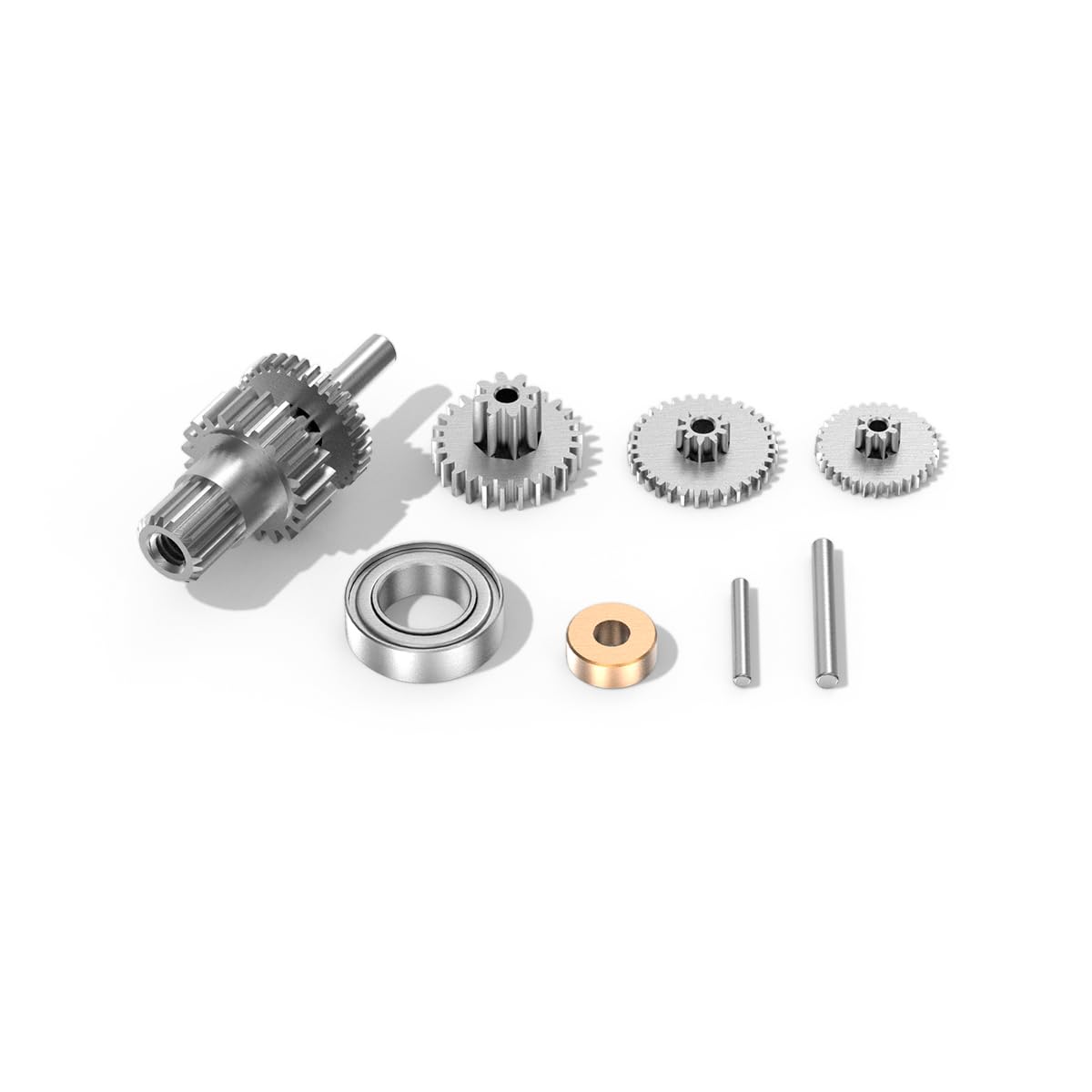 AGFRC A06CLS V2 RC Mini-Z Servo Gear Set with Bearing, Pins Shaft