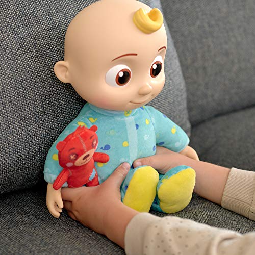 CoComelon Musical JJ Plush Doll - Press Tummy to Sing Bedtime Song Clips - Includes Feature and Small Pillow Plush Teddy Bears - Image 10
