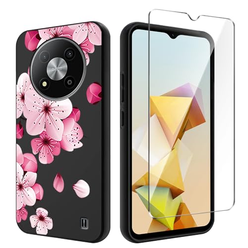 Qlfemna Cover per ZTE Blade A73 5G (6.52") con 1 Pezzo Pellicola Vetro Temperato, Nero Custodia Ultra Sottile Morbido TPU Silicone, Antiurto Anti-Graffio Protettiva Cover Case - WM113 Qlfemna Cover per ZTE Blade A73 5G (6.52") con 1 Pezzo Pellicola Vetro Temperato, Nero Custodia Ultra Sottile Morbido TPU Silicone, Antiurto Anti-Graffio Protettiva Cover Case - WM113