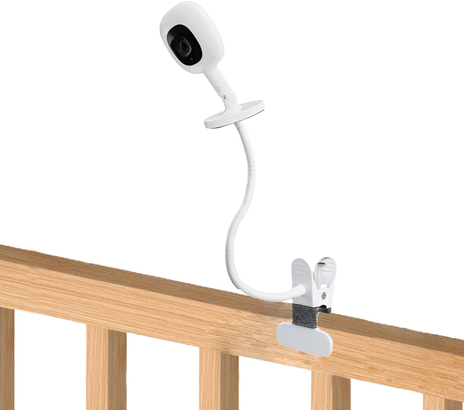 Flexible Baby Monitor Mount for Nanit Pro Smart Baby Monitor & Flex Stand |No Tools, No Wall Damage,