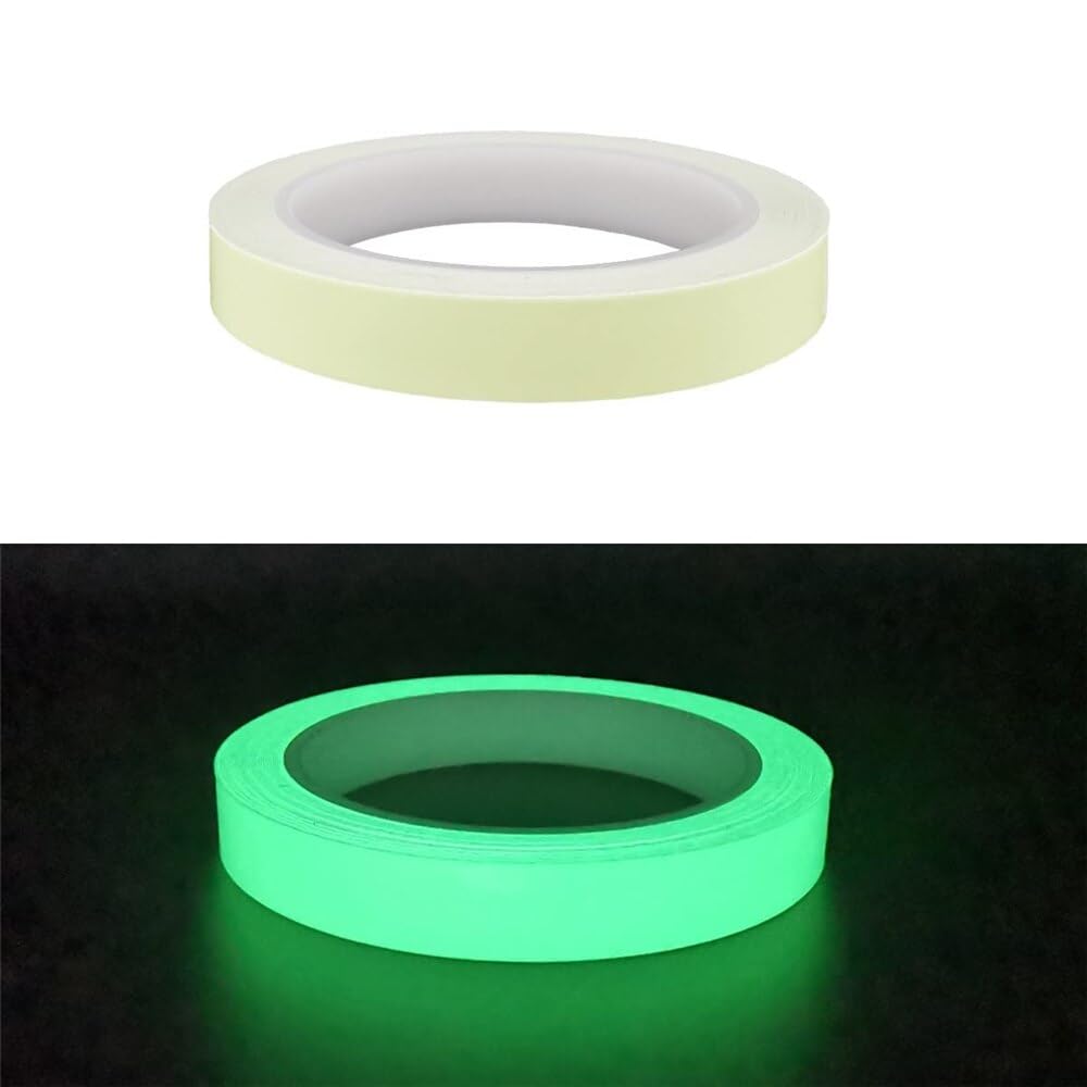 URBAN BOX Glow Tape Glow in The Dark Neon Fluorescent Luminous Reflective Tape Waterproof High Visibility for Theatres,Staged & Dark Areas Safety Use to Mark Stairs (3) (B0C74J5L9M) Amazon Price History, Amazon Price Tracker
