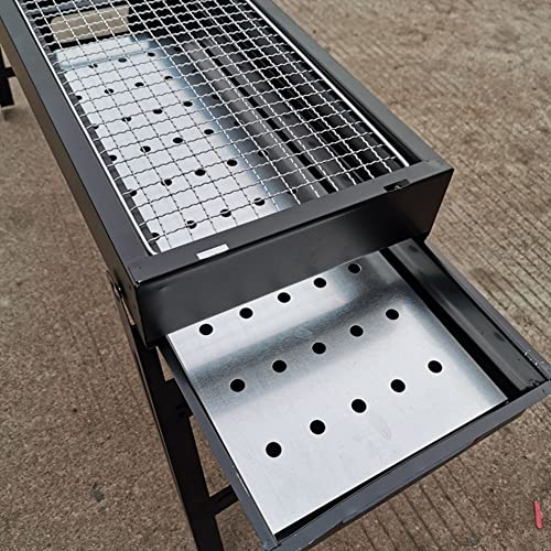 Barbecue portable pliable grill à charbon BBQ extérieur avec grille pliante