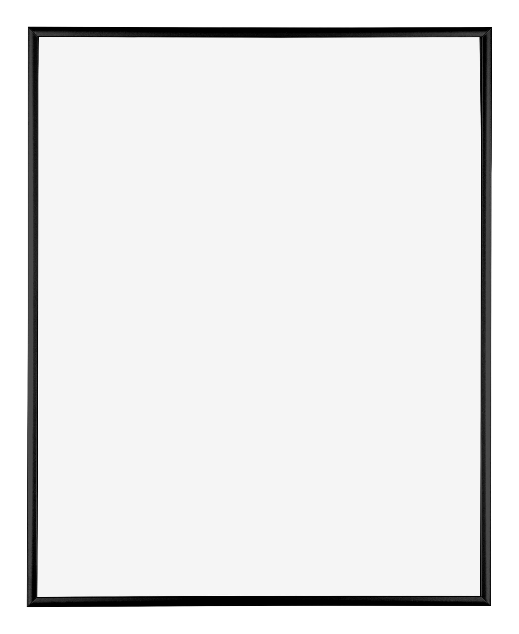 Dutch Frame Factory - Picture frame 35x45 cm - Black High Gloss - Aluminium Picture frame with Antireflex Acrylic glass - Photo frame 35x45 cm - Kampen