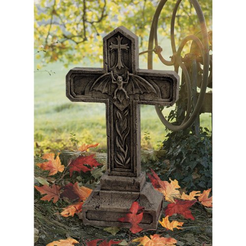 image for Design Toscano DB160281 Balkan Vampire Blood Cross Halloween Tombstone