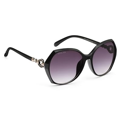 ROYAL SON Butterfly Polarization Uv Protection Women Sunglasses Black Lens - Chiwm00116-C1