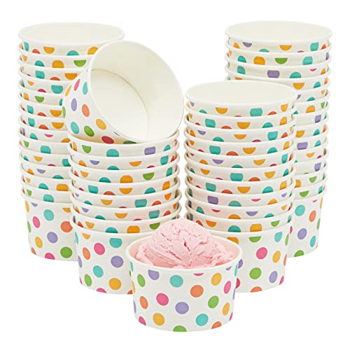 BLUE PANDA 50 Pack Cupcake Liners Wrappers - Paper Snack Cup for ...