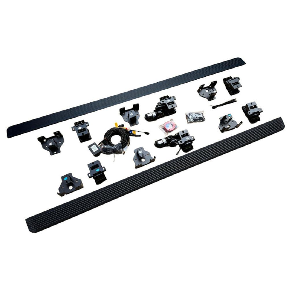 Pedane laterali elettriche adatte per Jeep Wrangler JK 4 porte 2008-2017, 2008-2017, 2 pezzi