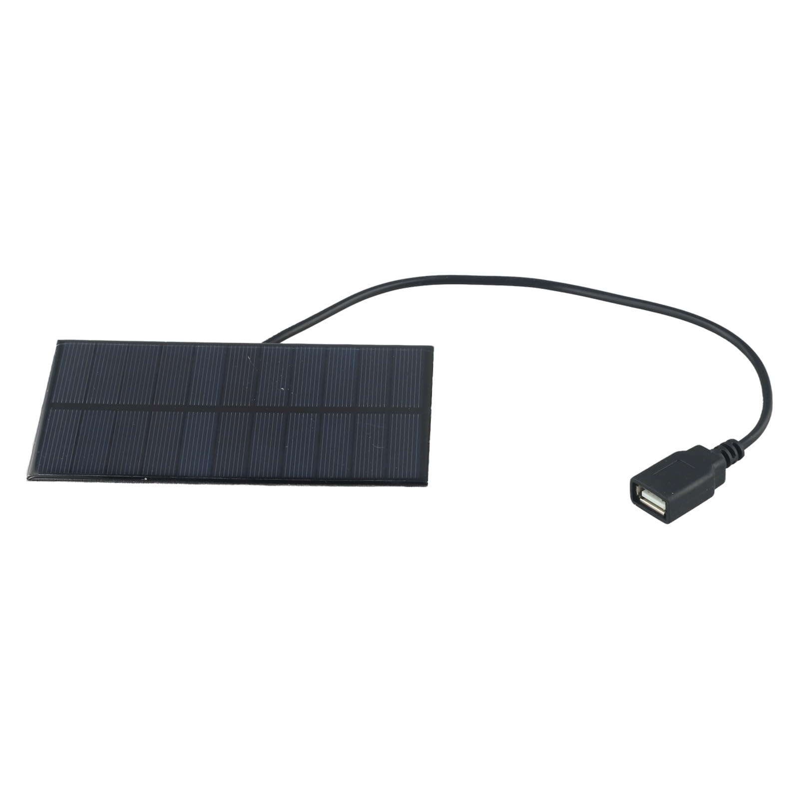 EXTRWORY 5V 2W caricatore del telefono mobile pannello solare Power Bank,Pannello solare USB, scheda di ricarica portatile per il caricatore del telefono cellulare campeggio all'aperto