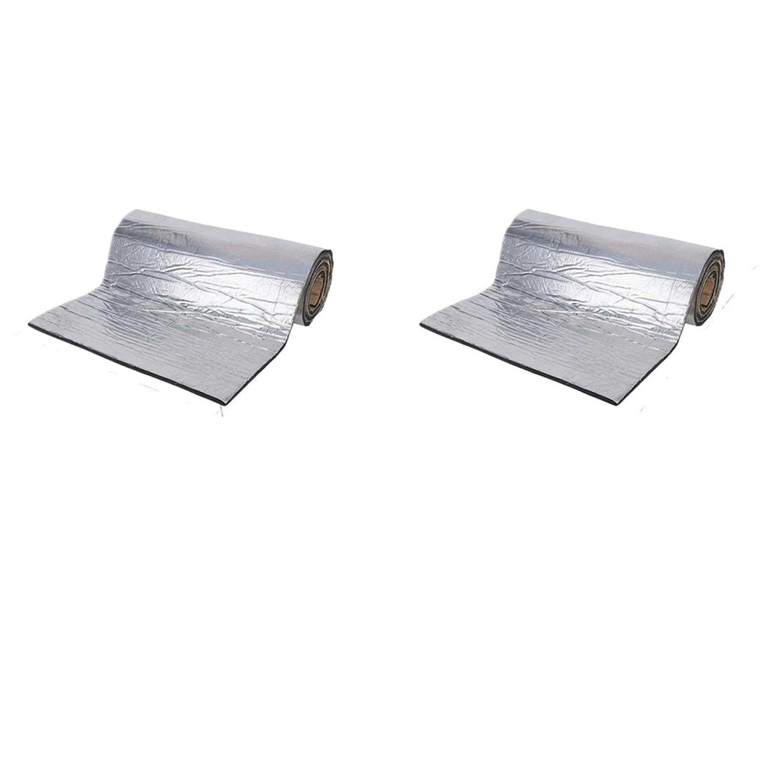Insulating Acoustic Aislamiento Capó Coche 5/10 Mm Aislamiento Acústico Silencioso Pared Puerta Alfombrilla Aislante Térmica para Insonorización Furgonetas Coches(2IN1-C)