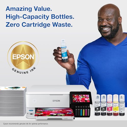 Image of EPSON 552 EcoTank Ink Ultra-high Capacity Bottle Five Color Combo Pack (T552920-S) Works with ET-8500, 8550