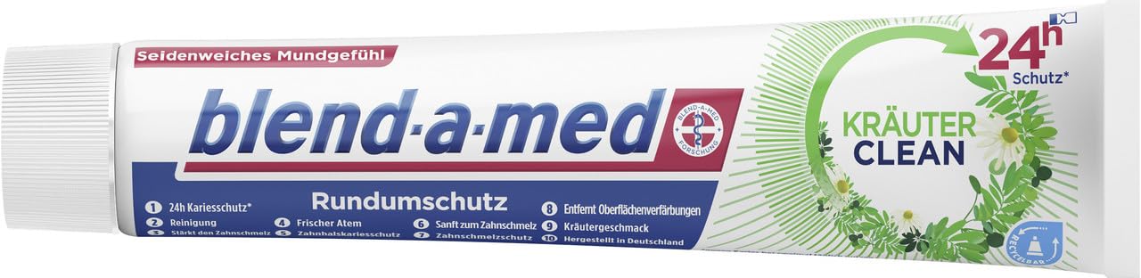 Blend-A-Med Zahnpasta Rundumschutz Kräuter Clean 24h Schutz 75ml Tube