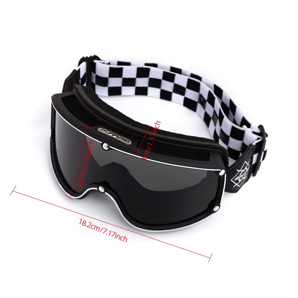Occhiali da moto Uomo Donna Moda Occhiali Protezione da sabbia e polvere Protezione dal vento Protezione dalla neve Antiappannamento Protezione dai raggi UV Impermeabile Fresco