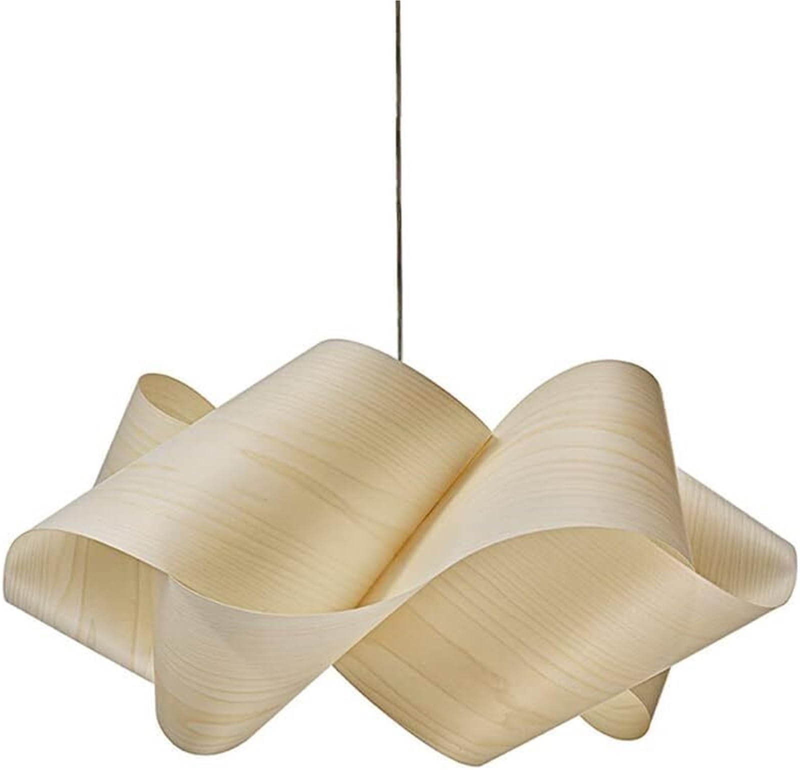 KHUKHU Southeast Asian Veneer Lamps Nordic Simple Wooden Chandelier Living Room Bedroom Study Dining Room Bar Creative Porch Staircase Tea Room Hotel Bar Wooden Chandelier