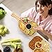 Honeydak Ball Paddle Snack Tray Ball Serving Tray for Snacks Paddle Shaped Serving with Compartments Divided Snack for Fans Wood Kitchen Storage Decorations(Advanced Style)