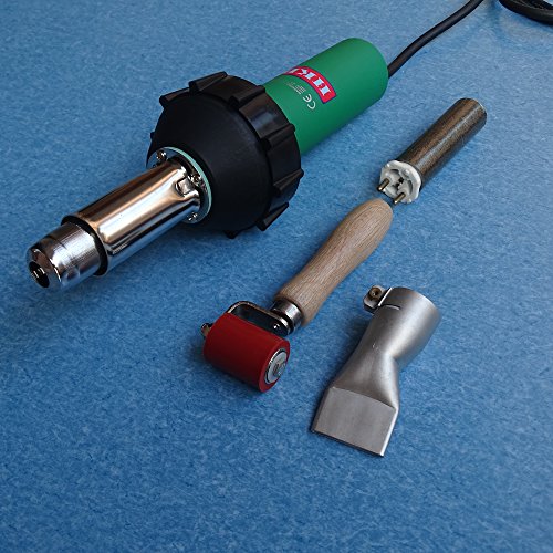 Soldador de aire caliente profesional de 1600W, soldador de PVC y kit de reparación de plástico para soldadura de tanques de agua PP/PVC/PE/PPR y tanques de galvanoplastia