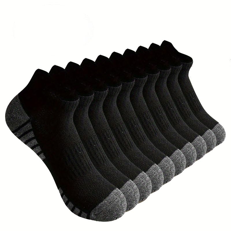 Sports Socks for Men, Breathable and Comfortable, Suitable for Sports and Daily Wear (10 Pairs)3