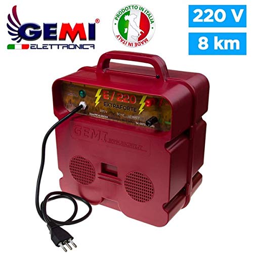 Kit Recinto Elettrico Professionale - Elettrificatore 12V/220V, Filo 250m 2.2mm², 100 Isolatori - Per Animali - Foto 3