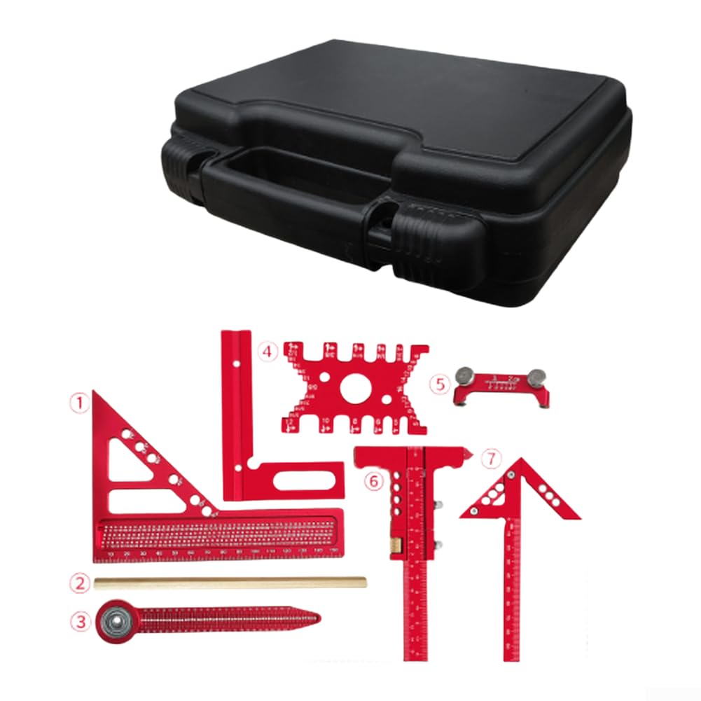 Juego Calibradores para madera 10uds Aluminio Juego Calibradores(9-piece Set)