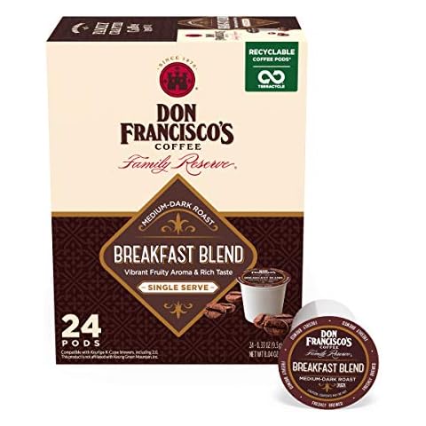 Don Francisco's Breakfast Blend Medium-Dark Roast Coffee Pods Cover