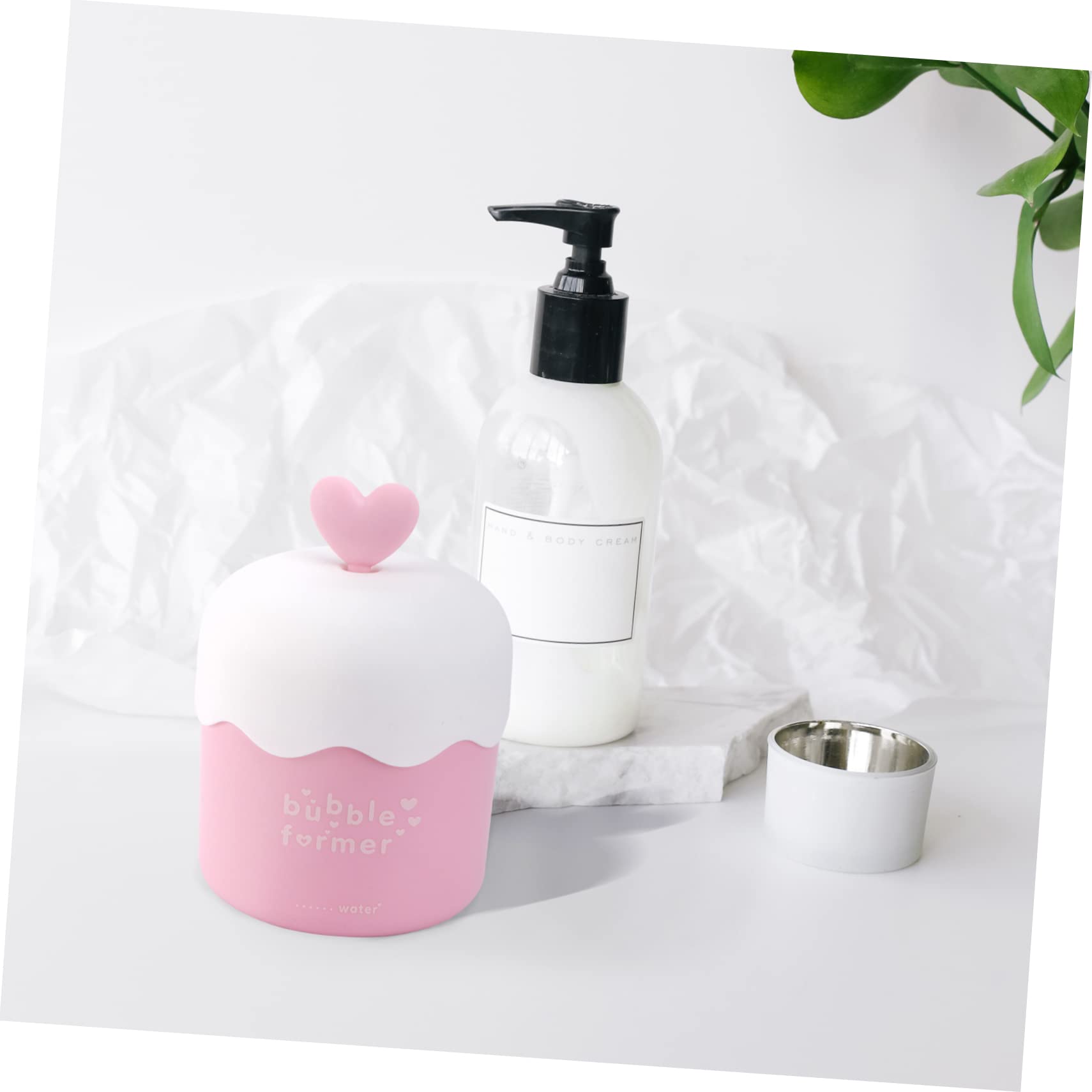 Detergente per il viso Bubbler Bubble Cup Tazza di schiuma portatile Foamer Device Cup per una pulizia efficace della pelle a casa e in viaggio, compatto, facile da usare, 4,72 x 3,11 x 3,11 cm