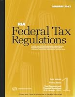Federal Tax Regulations Winter 2013 0781104793 Book Cover