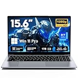 FUNYET Computer Portatile, 2026 Nuovo PC Portatile da 15,6 pollici, 32 GB di RAM, SSD da 1 TB,Laptop R7-6800H, Gaming Laptop IPS FHD 1920*1080 Notebook, 5000 mAh, Fingerprint scanner,backlit keyboard