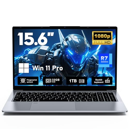 FUNYET Computer Portatile, 2026 Nuovo PC Portatile da 15,6 pollici,