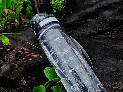 Oldley Water Bottles, 32Oz Motivational Sports Water Bottle With Time Marker thumb #7