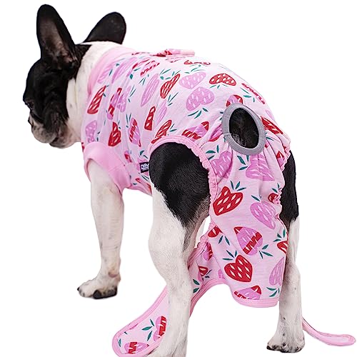 Image of Puppy Recovery Surgical Suit for Female Male Dogs Cats Abdominal Wounds,Professional Spay Neuter Dog Pet Bodysuit, E-Collar Alternative After Surgery Wear Anti Licking Wounds,Dog Onesie
