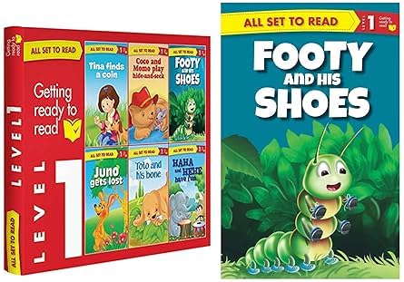 All Set to Read Level 1: Sentence Building Pack | Assisted Reading with Small Sentences | My First Sentences Book | Simple Reading Practice | Build Confidence with Small, Easy Sentences | Beginner’s Sentence for Early Leaners | 6-In-1 Book Pack Hardcover – Picture Book, 1 January 2015