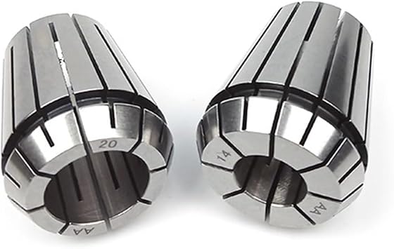 Precision Spring Collet Set, ER8 ER11 ER16 ER20 ER25 ER32 Collet Precision 0.008 ER Spring Collet Chuck 1.59.5mm For Engraving Machine Tool HolderER20-6.5 1-4